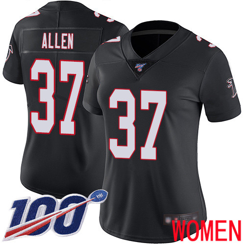 Atlanta Falcons Limited Black Women Ricardo Allen Alternate Jersey NFL Football #37 100th Season Vapor Untouchable
